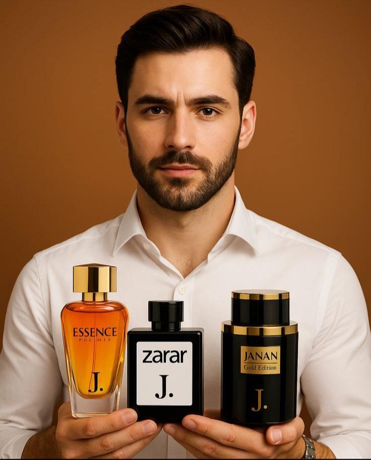 3 in 1 JANAN, Essence & Zarar By Junaid Jamshed